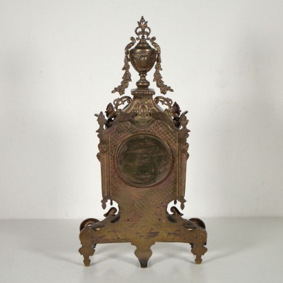 Bronze Mantelpiece Triptych Late 19th Century