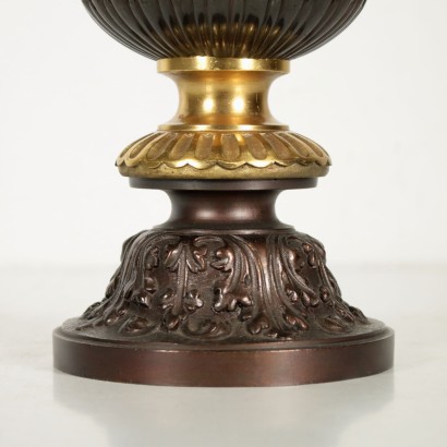 Krug aus Bronze und dunkler Patina 20. Jahrhundert