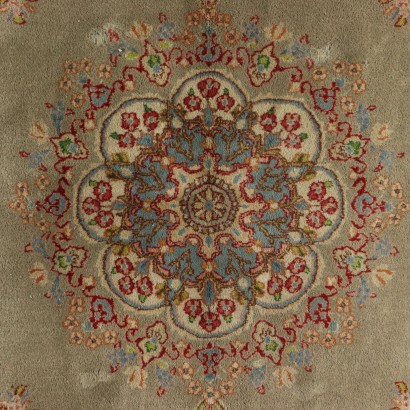 Handmade Kerman Carpet Iran Cotton Wool 1990s