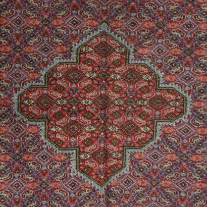 Tapis Biyar Coton Laine Noeud gros Fabrication manuelle Iran Années 90