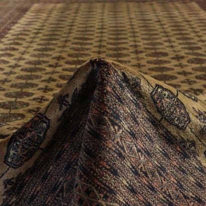 Bokara Carpet Pakistan Cotton Wool 1980s-1990s