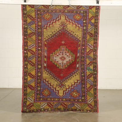 Handmade Kula Carpet Turkey Wool 1940s