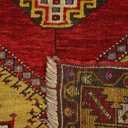 Handgemachter Kula Teppich Türkei 40er Jahre