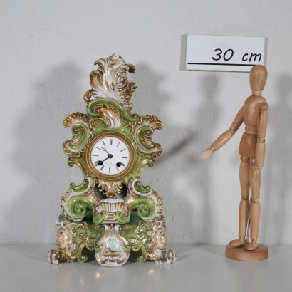 Horloge Jacob-Petit Céramique Style Baroque France Moitié '800