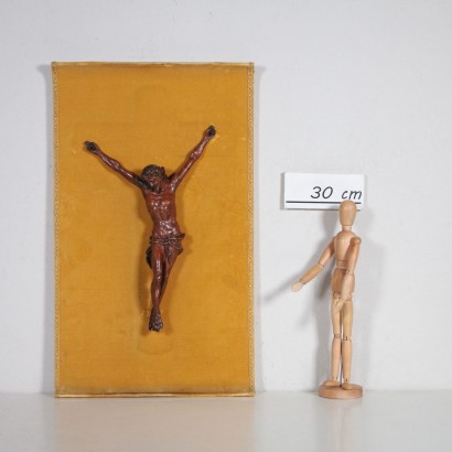 Carved Lacquered Crucifix Italy 18th Century