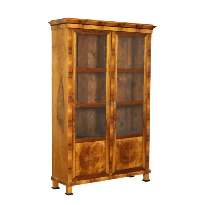 Deco Bookcase Glass Doors Italy 20th Century