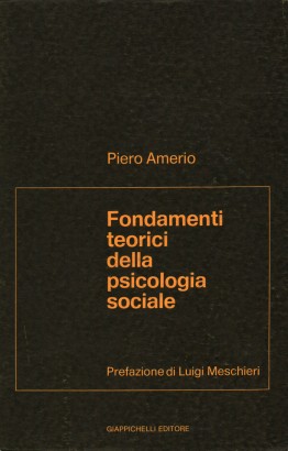 Fondamenti teorici della psicologia sociale