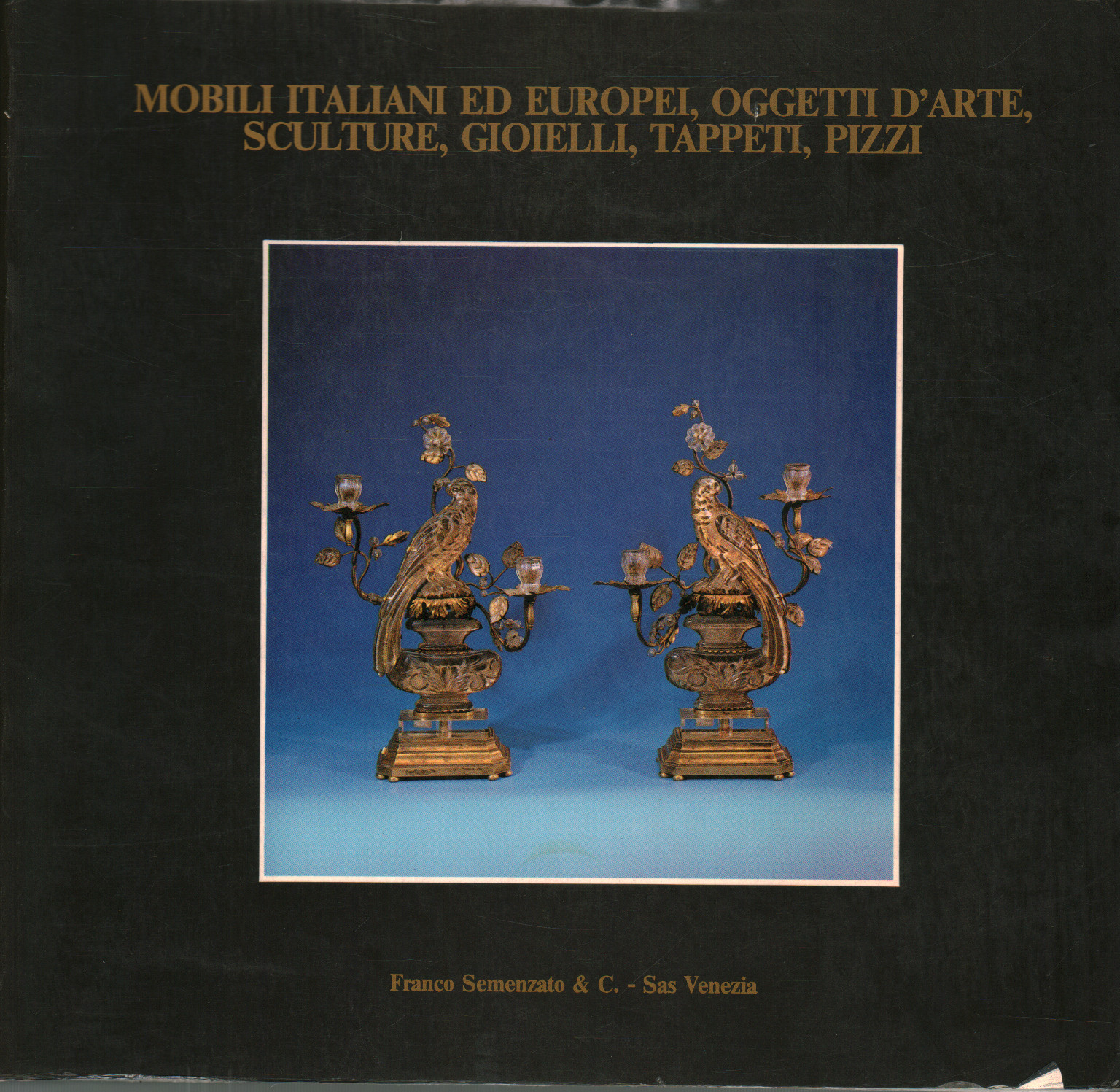 Mobilier italien et européen, objets d'art, scultu, s.un.