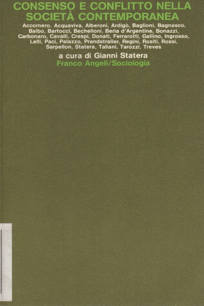 Konsens und konflikt in der gesellschaft, Statera, Gianni