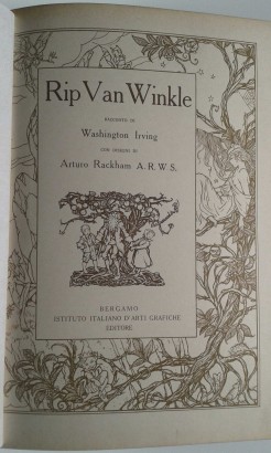 Rip Van Winkle racconto di Washington Irving con d, s.a.