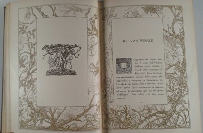 Cuento corto de Rip Van Winkle de Washington Irving con d, s.a.