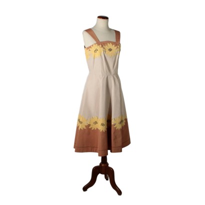 Vintage Sommerkleid mit Blumen 60er Jahre