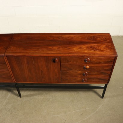 Sideboard aus Palisanderfurnier Vintage Italien 60er Jahre