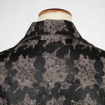 Vintage dress in Patterned Black and Brown