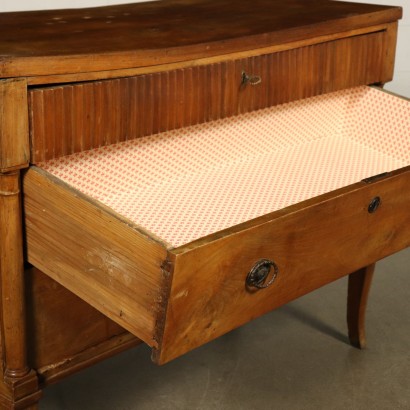 Empire Chest of Drawers Walnut 19th Century