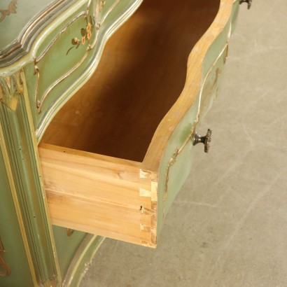 Chest of Drawers and Console Table with Mirror Italy 20th Century