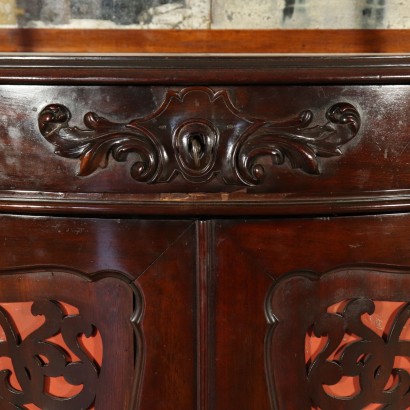 Credenza con specchiera