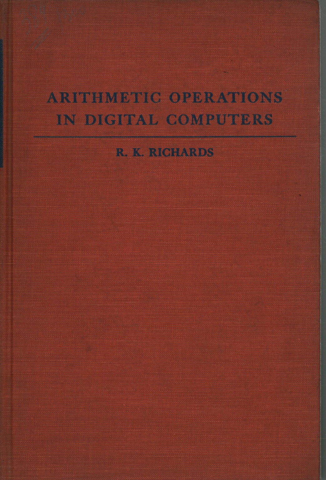 Arithmetic operations in digital computers, s.zu.