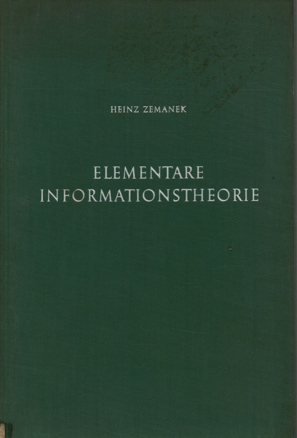 Elementare informationstheorie, s.a.