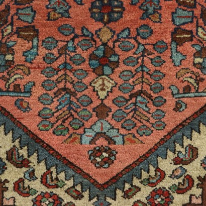 Tapis Hamadan Coton Laine Fabrication manuelle Iran Années 40