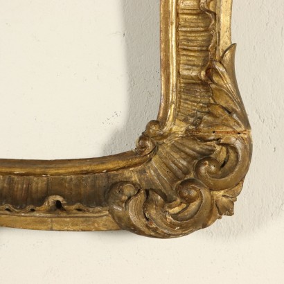 Antique Gilded Carved Frame Italy 20th Century