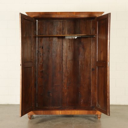 Walnut Wardrobe Italy 19th Century