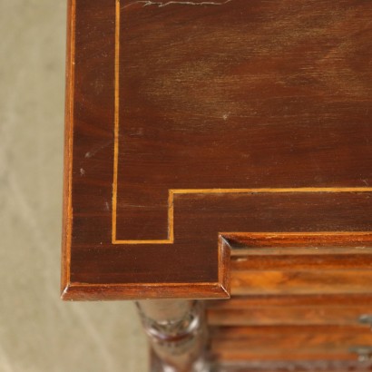 Mahogany Nightstand Restoration Style France 20th Century