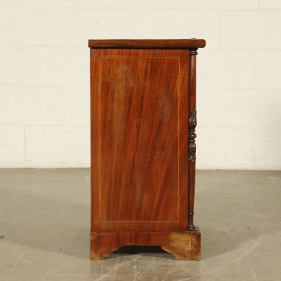 Mahogany Nightstand Restoration Style France 20th Century