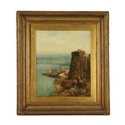 John Robertson Reid Marine Landscape Painting 19th Century