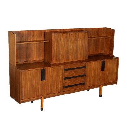 Cupboard Rosewood Veneer Vintage Italy 1960s