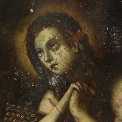 The Repentant Mary Magdalene Painting 18th Century