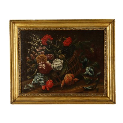 Nature Morte avec des Fleurs Huile sur Toile '600