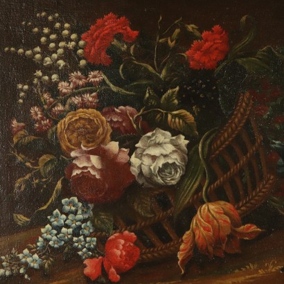 Nature Morte avec des Fleurs Huile sur Toile '600