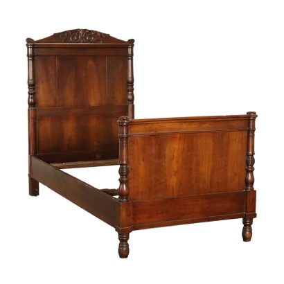 Single Bed Walnut Italy Mid 19th Century