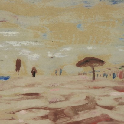 Landschaft Gemälde von Carlo Levi 20. Jahrhundert