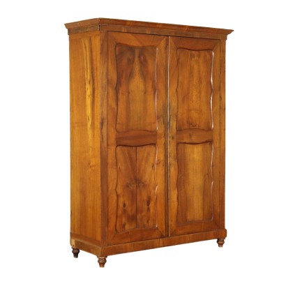 Walnut Wardrobe Italy 19th Century