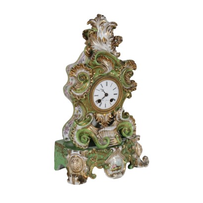 Horloge Jacob-Petit Céramique Style Baroque France Moitié '800