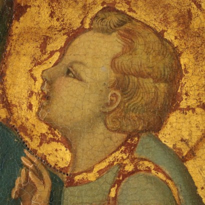 Madonna mit Kind Ikone Toskanische Schule 19. Jahrhundert