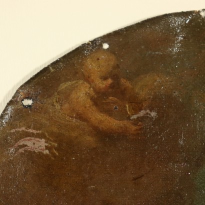 Jesus in der Gethsemane Skizze Ölgemälde des 18. Jahrhunderts