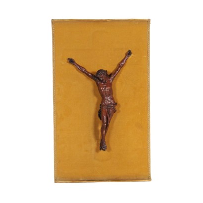 Carved Lacquered Crucifix Italy 18th Century