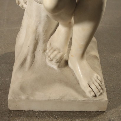 Statue Jeune Bacchus Marbre Blanc Italie '800