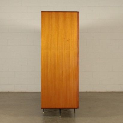 Wardrobe by Silvio Cavatorta Teak Veneer Vintage Italy 1960s