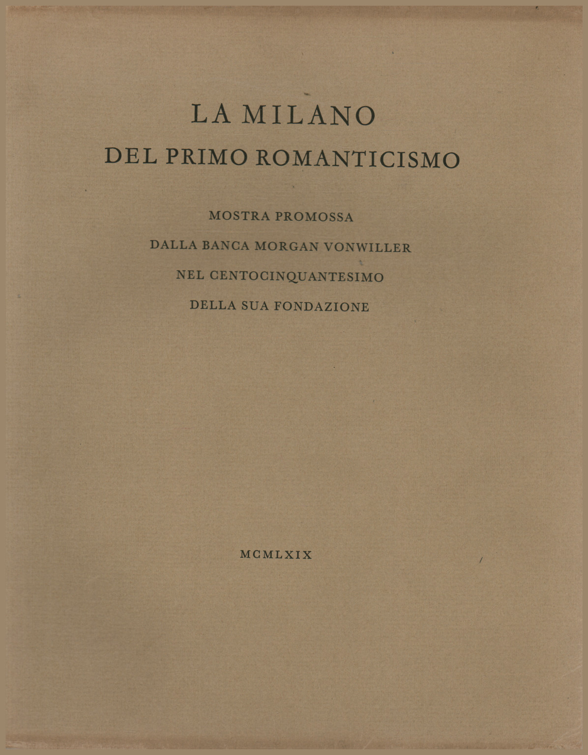 The Milan of early Romanticism, AA.VV.