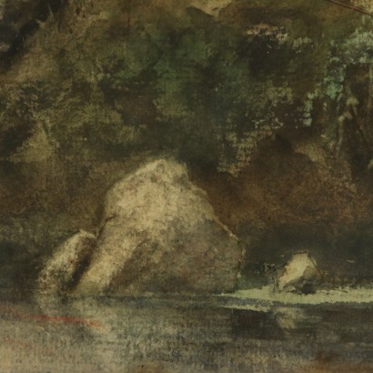 Gemälde von Roberto Fontana Junger Fischer 19. Jahrhundert
