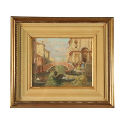 Scorcio veneziano di Ettore Solvegni