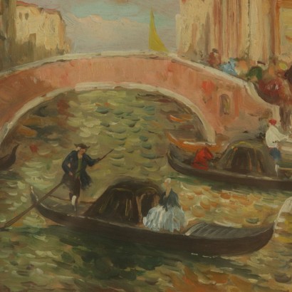 Scorcio veneziano di Ettore Solvegni