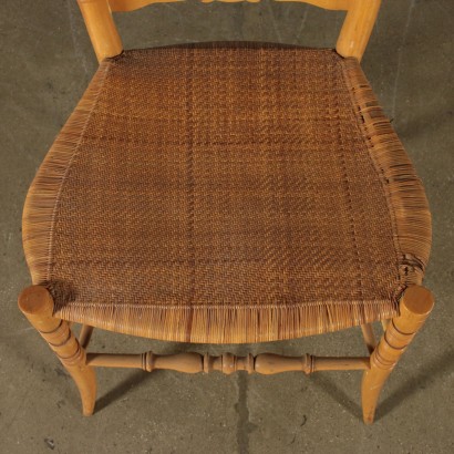 Pair of Chiavarina Chairs Maple Italy 19th Century