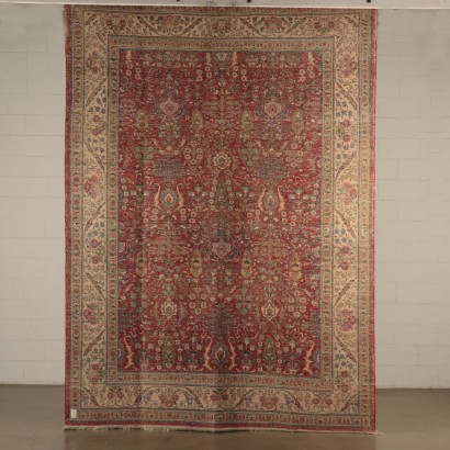 Tapis Tabriz Coton Laine Fabrication manuelle Iran Années 70-80