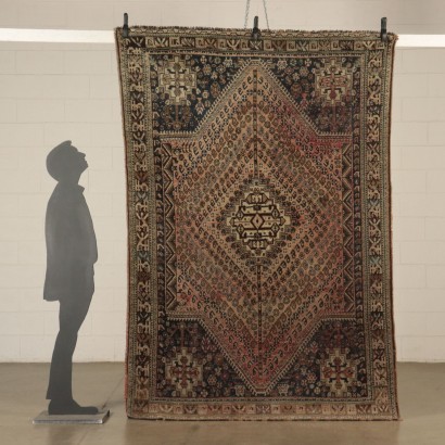 Handmade Shiraz Rug Iran 20th Century