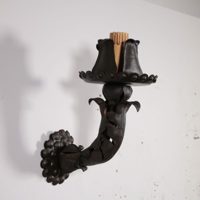 Set of Eight Sconces Iron 19th Century